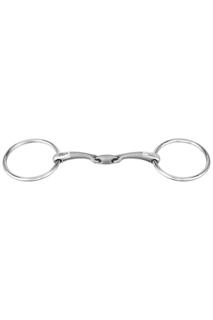 HERM SPRENGER SATINOX DOUBLE JOINTED LOOSE RING SNAFFLE