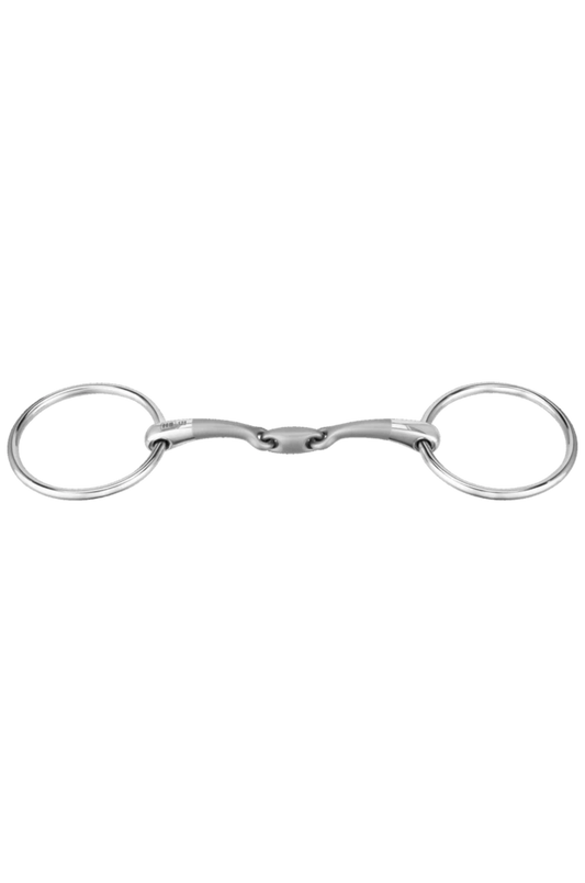 HERM SPRENGER SATINOX DOUBLE JOINTED LOOSE RING SNAFFLE