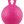 A pink  Jolly Ball with a handle designed for horse play.