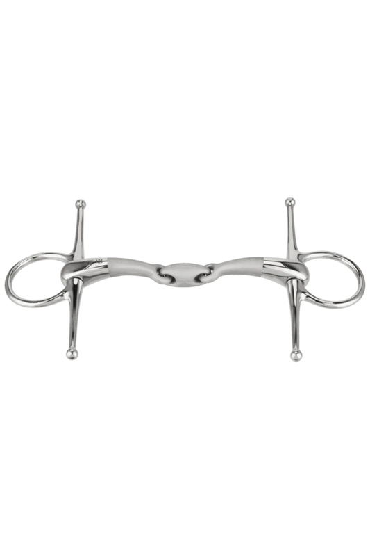 HERM SPRENGER SATINOX FULL CHEEK DOUBLE JOINTED SNAFFLE BIT