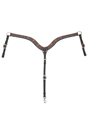 Circle Y Quick Flower Breast Collar