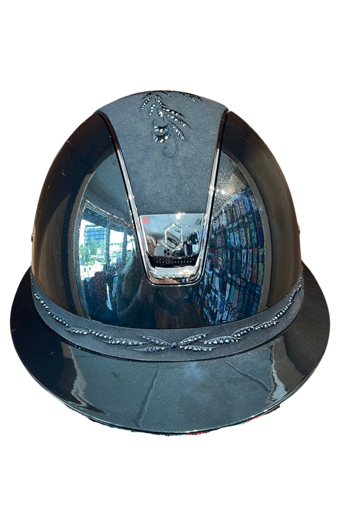 CUSTOM 1.0 MISS SHIELD GLOSSY HELMET SPECIAL Tack Shack Of Ocala