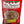 A plastic jar of Mrs. Pastures Cookies for Horses, with a red lid and Christmas-themed decoration on the label.