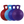 Dog toys designed to be thrown for retrieval, one red and one blue, with the text 'JOLLY BALL' embossed on them.