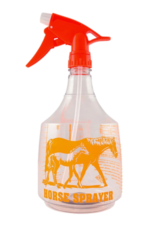 A set of three 36 oz. PVC spray bottles with adjustable nozzles.