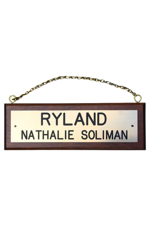 TS Custom Brass Stall Plates