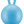 A blue Jolly Ball with a handle designed for horse play.