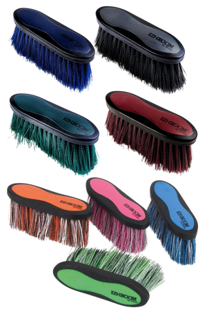 Ezi-Groom Grip Long Bristle Brush Assorted