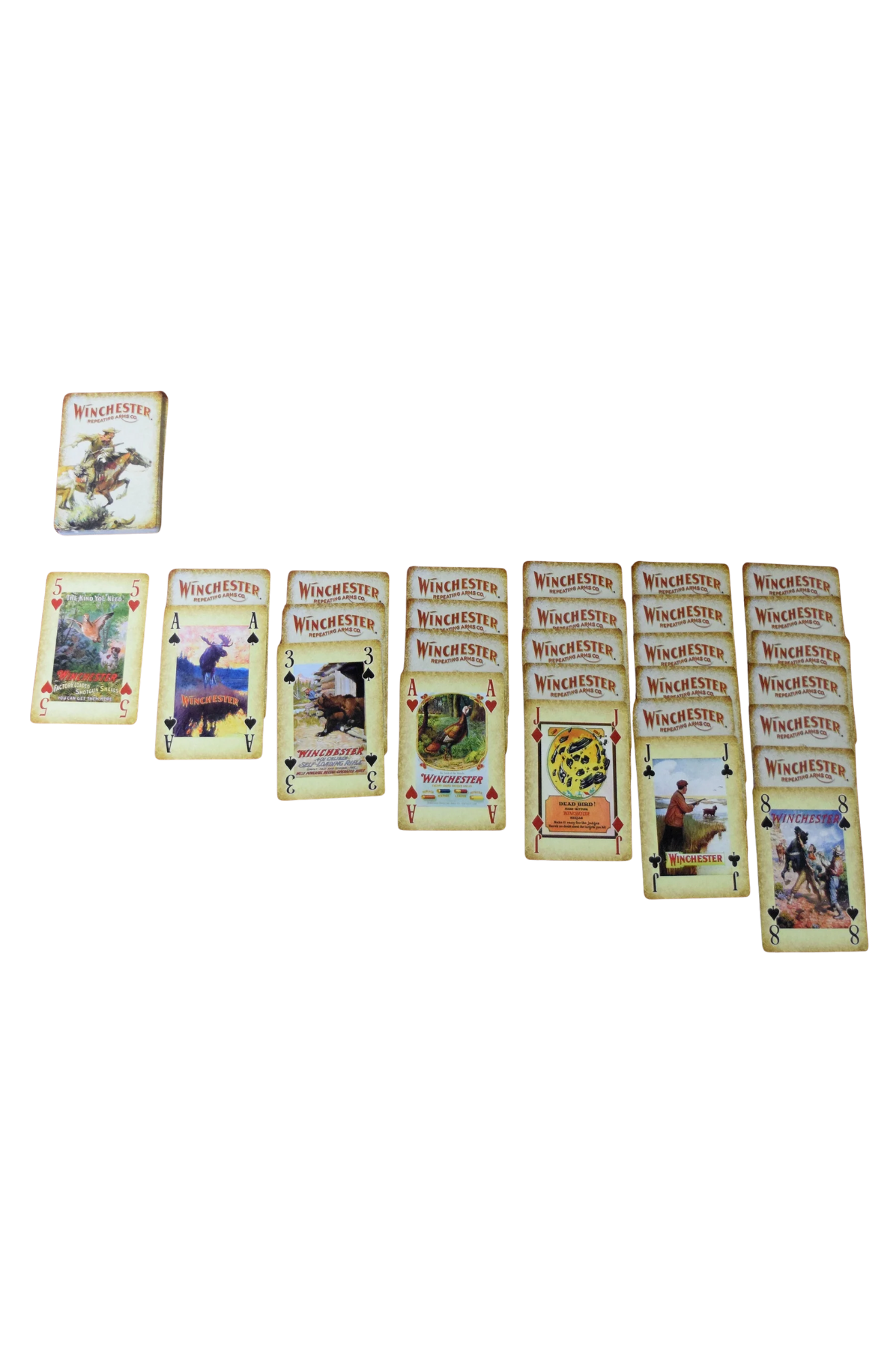 WINCHESTER PLAYING CARDS WTIH DICE