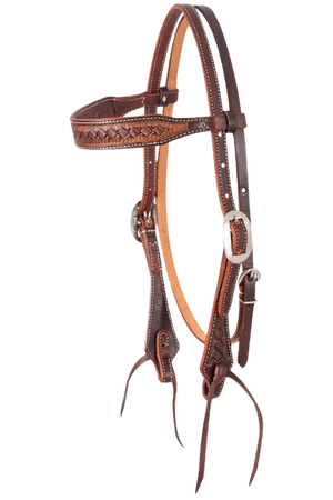 Weave_Stamped_Browband_Headstall