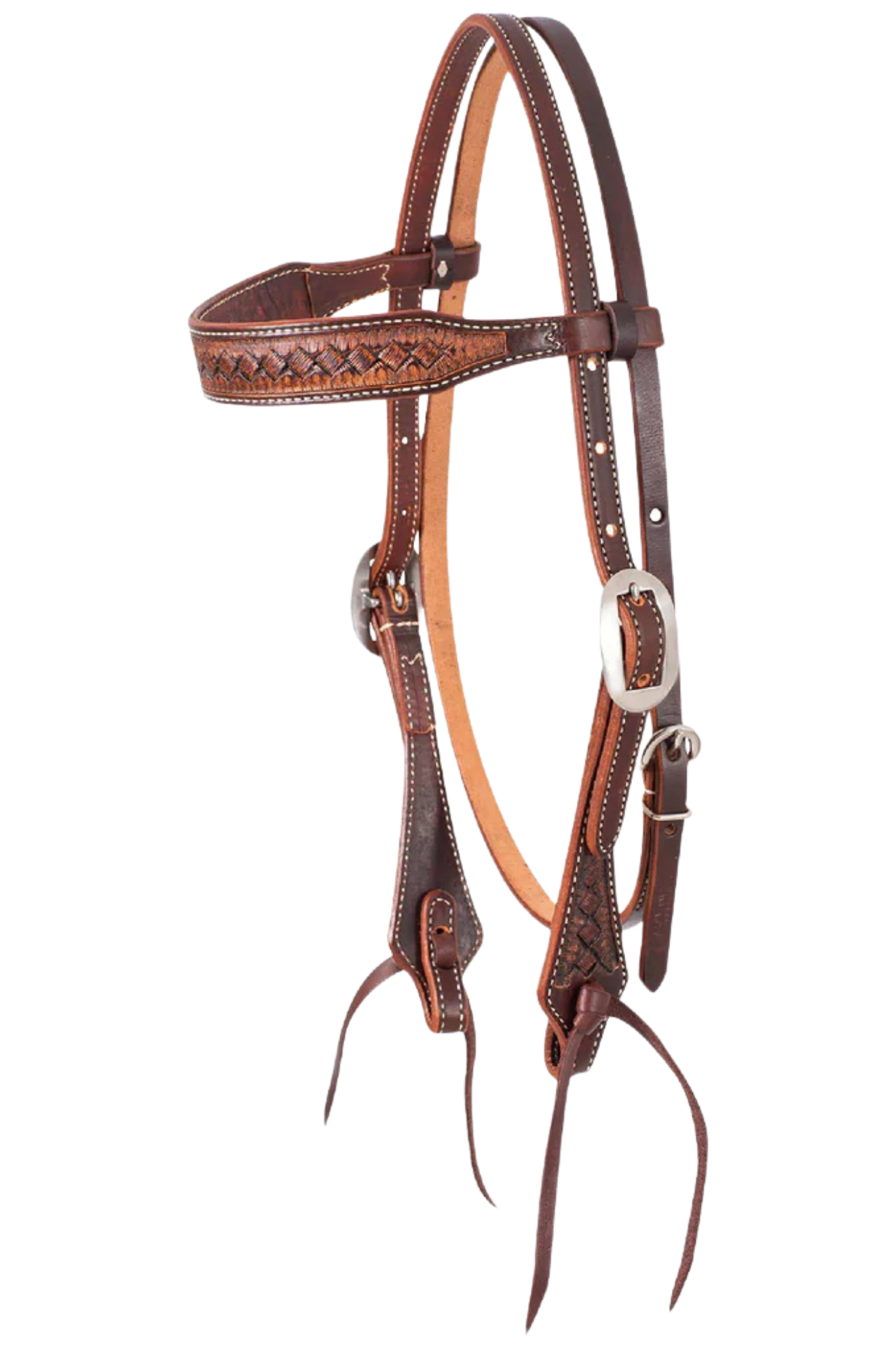 Weave_Stamped_Browband_Headstall