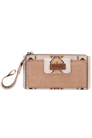 Wrangler_Aztec_Tan_Bifold_Wristlet