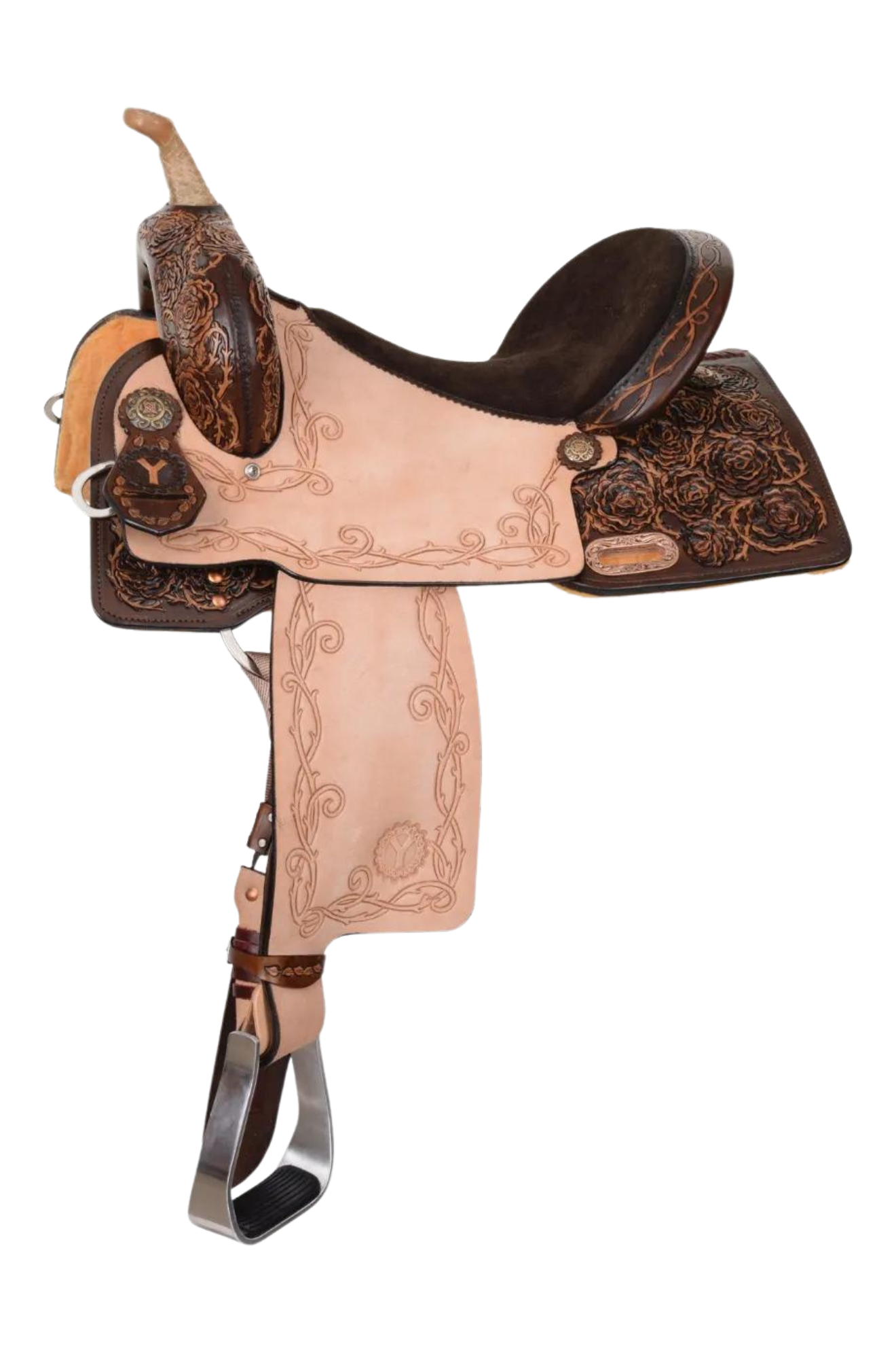 Centre de Table d'Appoint en Cuir Marron de Ralph Lauren en vente sur Centre de Table d'Appoint en Cuir Marron de Ralph Lauren en vente sur