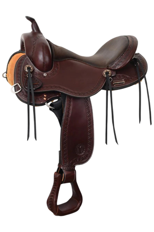 Circle Y Bluestem Wood Tree Trail Saddle