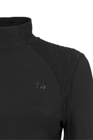 Cavaldatia Long Sleeve Stand Up Collar Shirt-F26
