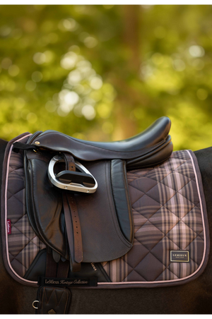 Heritage Check Dressage Square Pad - f2026