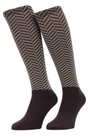Heritage Footsie Socks Herringbone- F2026