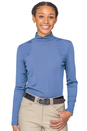 Kastel Perforated L/S Mock Neck-S26