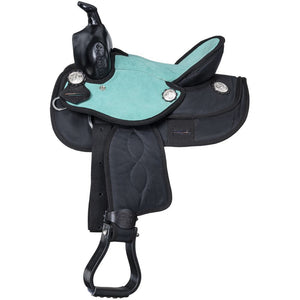 King Series Youth Eclipse Barrel Saddle