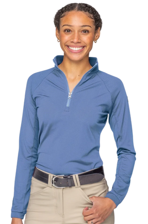 Kastel Perforated 1/4 Zip L/S Base Layer