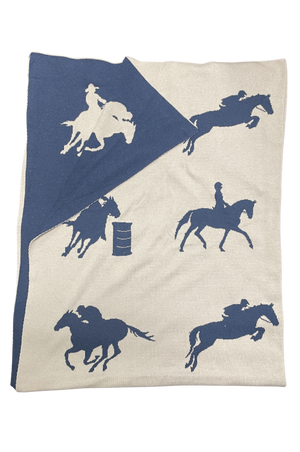 TACK SHACK HORSE RIDING THROW