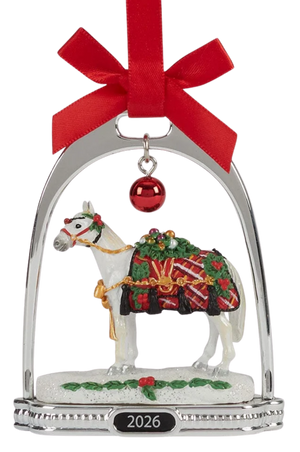 Holiday Stirrup Ornament - 2026
