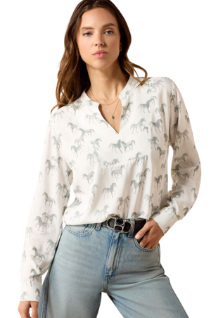 Thornbeck Long Sleeve Blouse-F26