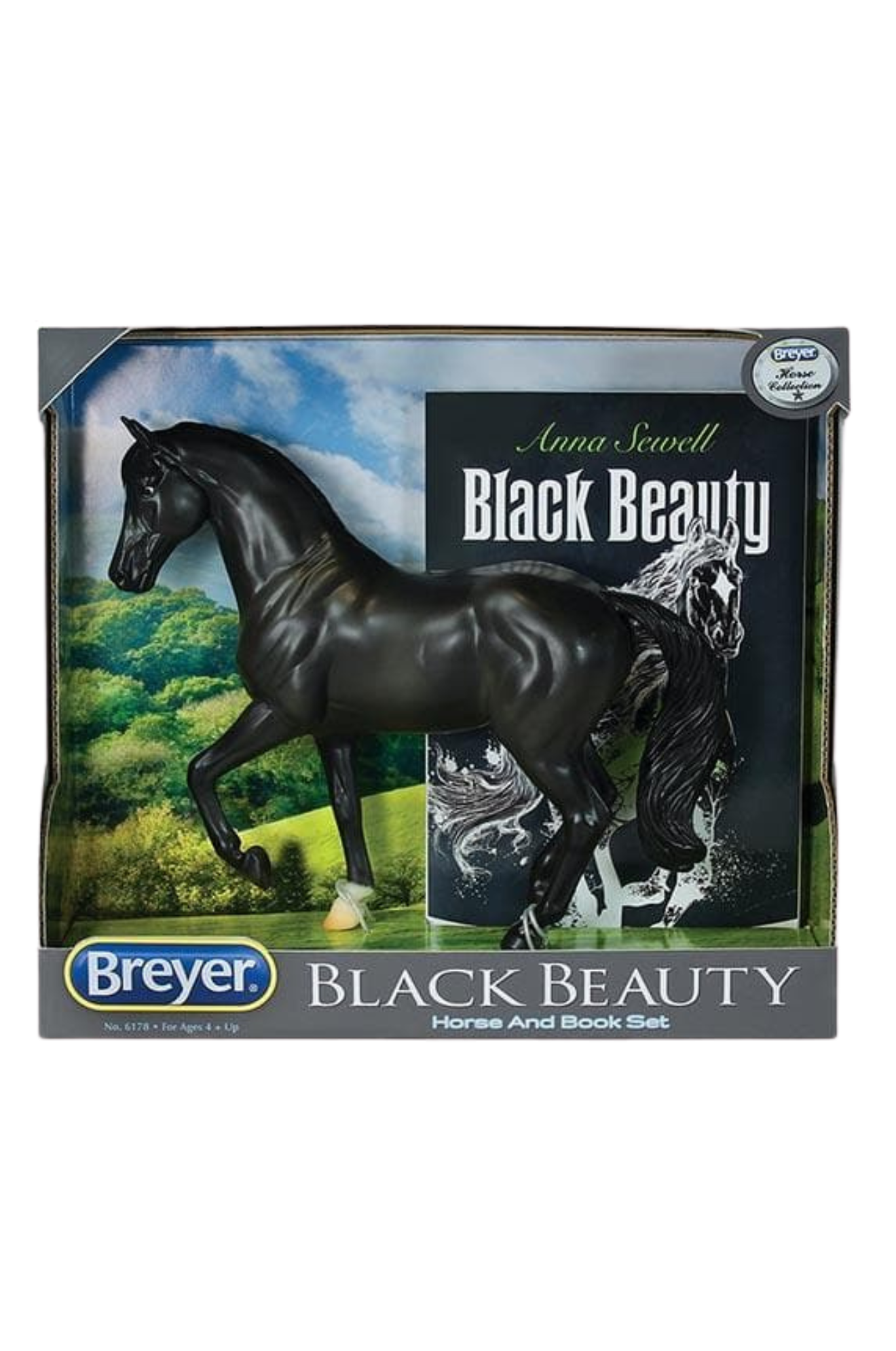 BLACK BEAUTY HORSE & BOOK SET