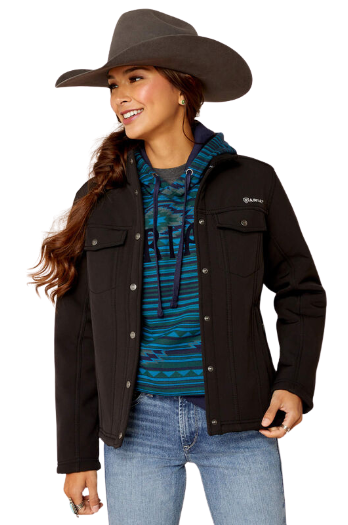 ARIAT BERBER BACK SOFTSHELL JACKET