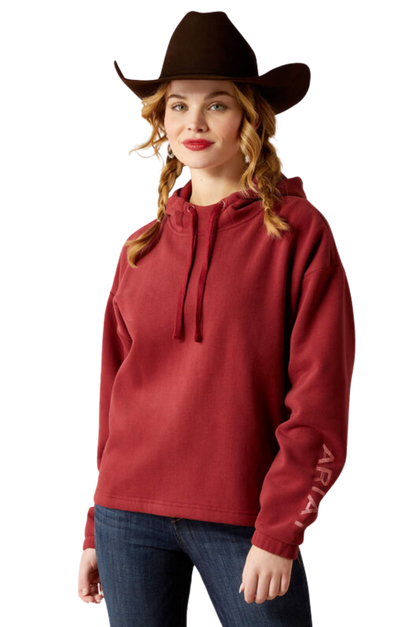 ARIAT ESSENTIAL LOGO PULLOVER HOODIE disc