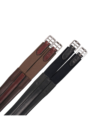 RTM Leather Chafless Girth Elastic Both Ends