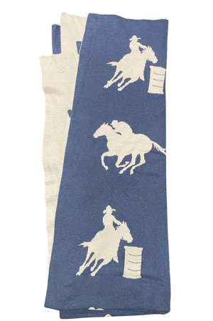 TACK SHACK HORSE RIDING THROW