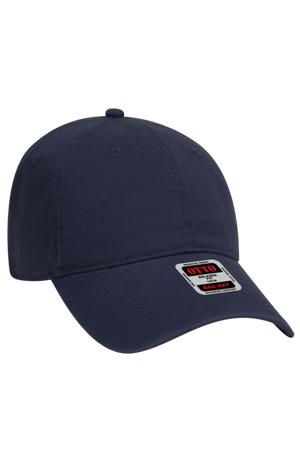 baseball cap with a label on a white background