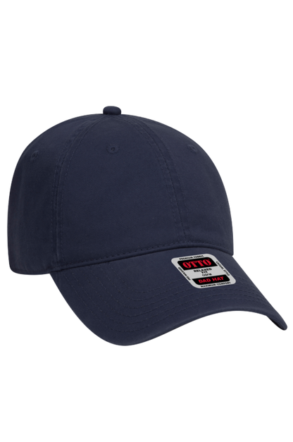 baseball cap with a label on a white background