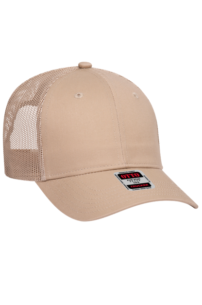 cap with mesh back and visible brand logo on a white background