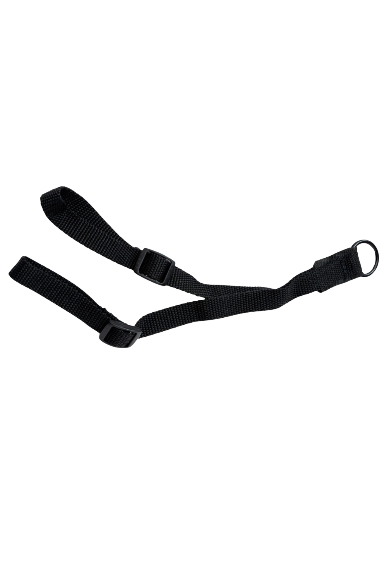 Black strap on a white background